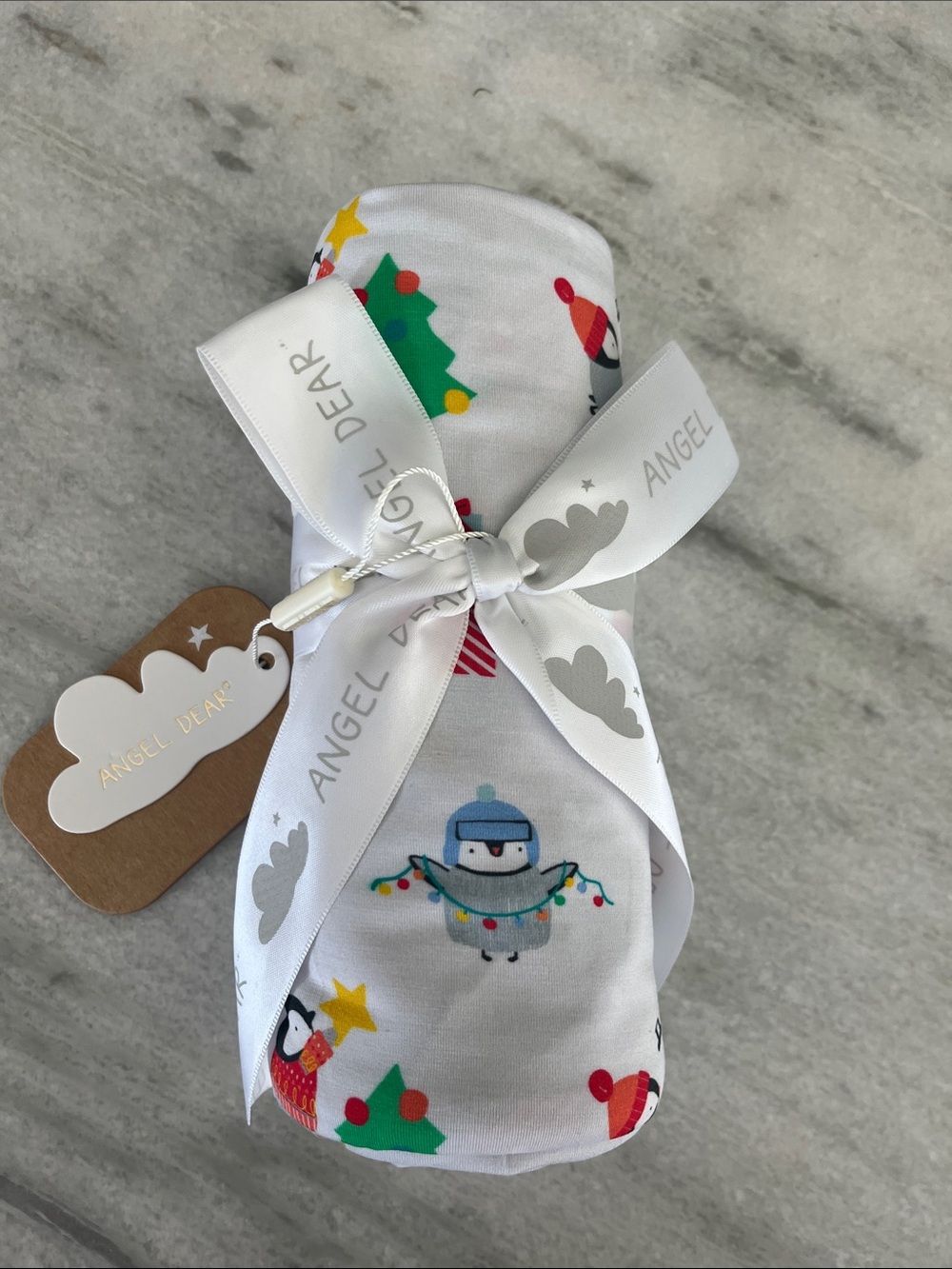 Angel Dear Holiday Penguin &lswaddle